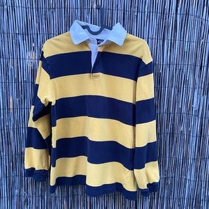 🏉 Kids Collar Long Sleeve Rugby Shirt 🏉